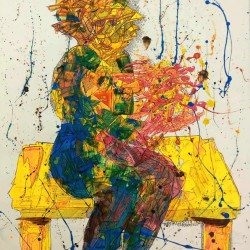 لوحة مطبوعة بعنوان إنتظار مقاس 50x70 للفنان التشكيلي المصري القدير هشام مخلوف خلاف لوحة مطبوعة بعنوان إنتظار مقاس 50x70 للفنان التشكيلي المصري القدير هشام مخلوف خلاف