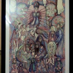 لوحة مطبوعة بعنوان سحر وشعوذة مقاس 50x70 للفنان التشكيلي المصري القدير هشام مخلوف خلاف لوحة مطبوعة بعنوان سحر وشعوذة مقاس 50x70 للفنان التشكيلي المصري القدير هشام مخلوف خلاف