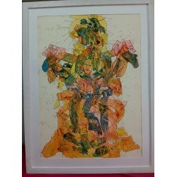 لوحة فنية بأقلام اكريليك وبيجمانت وجاف ميكسيد ميديا علي فبريانوا بعنوان الترابط مقاس 50x70 للفنان التشكيلي المصري القدير هشام مخلوف خلاف لوحة فنية بأقلام اكريليك وبيجمانت وجاف ميكسيد ميديا علي فبريانوا بعنوان الترابط مقاس 50x70 للفنان التشكيلي المصري القدير هشام مخلوف خلاف