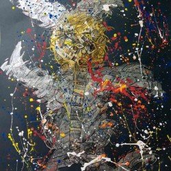 لوحة مطبوعة بعنوان الاراجوز مقاس 50x70 للفنان التشكيلي المصري القدير هشام مخلوف خلاف لوحة مطبوعة بعنوان الاراجوز مقاس 50x70 للفنان التشكيلي المصري القدير هشام مخلوف خلاف