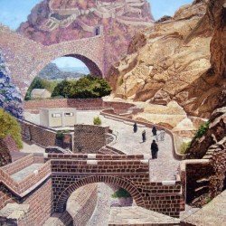 لوحة مطبوعة لوحدة المدن مقاس cm 90×120 للفنان ردفان المحمدي لوحة مطبوعة لوحدة المدن مقاس cm 90×120 للفنان ردفان المحمدي