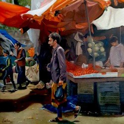 لوحة للفنانة إميليا الحميري لوحة للفنانة إميليا الحميري