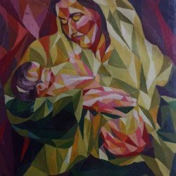 لوحة للفنان خالد قادري لوحة للفنان خالد قادري