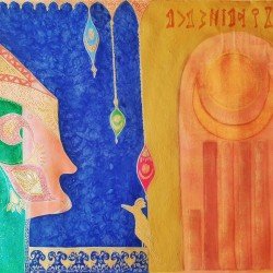 لوحة فنية للفنان هناء هبة تحت عنوان الملكة بلقيس لوحة فنية للفنان هناء هبة تحت عنوان الملكة بلقيس