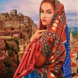 لوحة مطبوعة على كانفاس وريقة الحنا الجزء الثاني مقاس cm 90×120 للفنان ردفان المحمدي لوحة مطبوعة على كانفاس وريقة الحنا الجزء الثاني مقاس cm 90×120 للفنان ردفان المحمدي