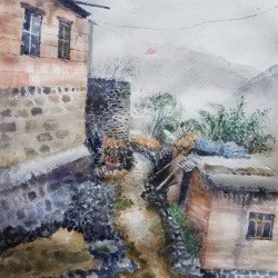 لوحة فنية للفنان يوسف المجيدي لوحة فنية للفنان يوسف المجيدي