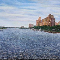 لوحة مطبوعة على كانفاس لنهر النيل مقاس cm 90×180 للفنان ردفان المحمدي لوحة مطبوعة على كانفاس لنهر النيل مقاس cm 90×180 للفنان ردفان المحمدي